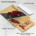 Classic Car 60th Birthday Pop-Up Card and Sentiment Set