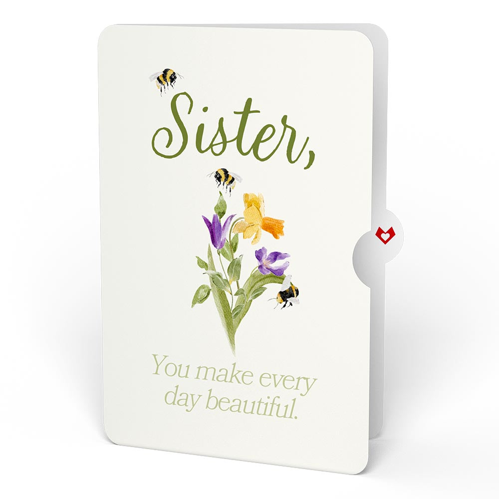 Bloom Birthday Pop-Up Card and Sentiment Set for Sister