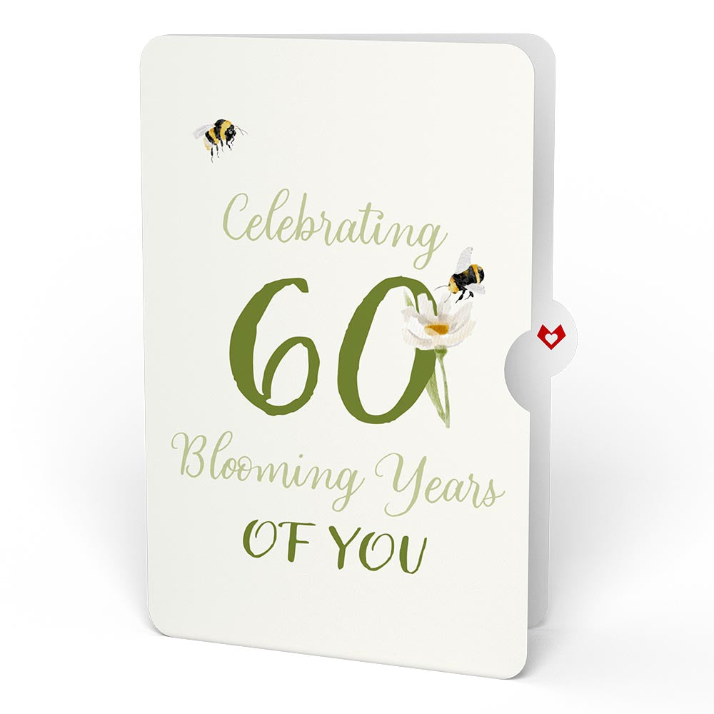 Bloom 60th Birthday Pop-Up Card and Sentiment Set