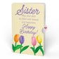 Tulips Birthday Pop-Up Card and Sentiment Set for Sister
