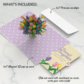 Tulips Birthday Pop-Up Card and Sentiment Set for Granddaughter