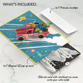 Birthday Truck with The Thinker Pop-Up Card and Sentiment Set