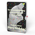 Grim Reaper Dark Humor Birthday with The Thinker Pop-Up Card and Sentiment Set