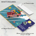 Birthday Truck with Space Laser Cats Pop-Up Card and Sentiment Set