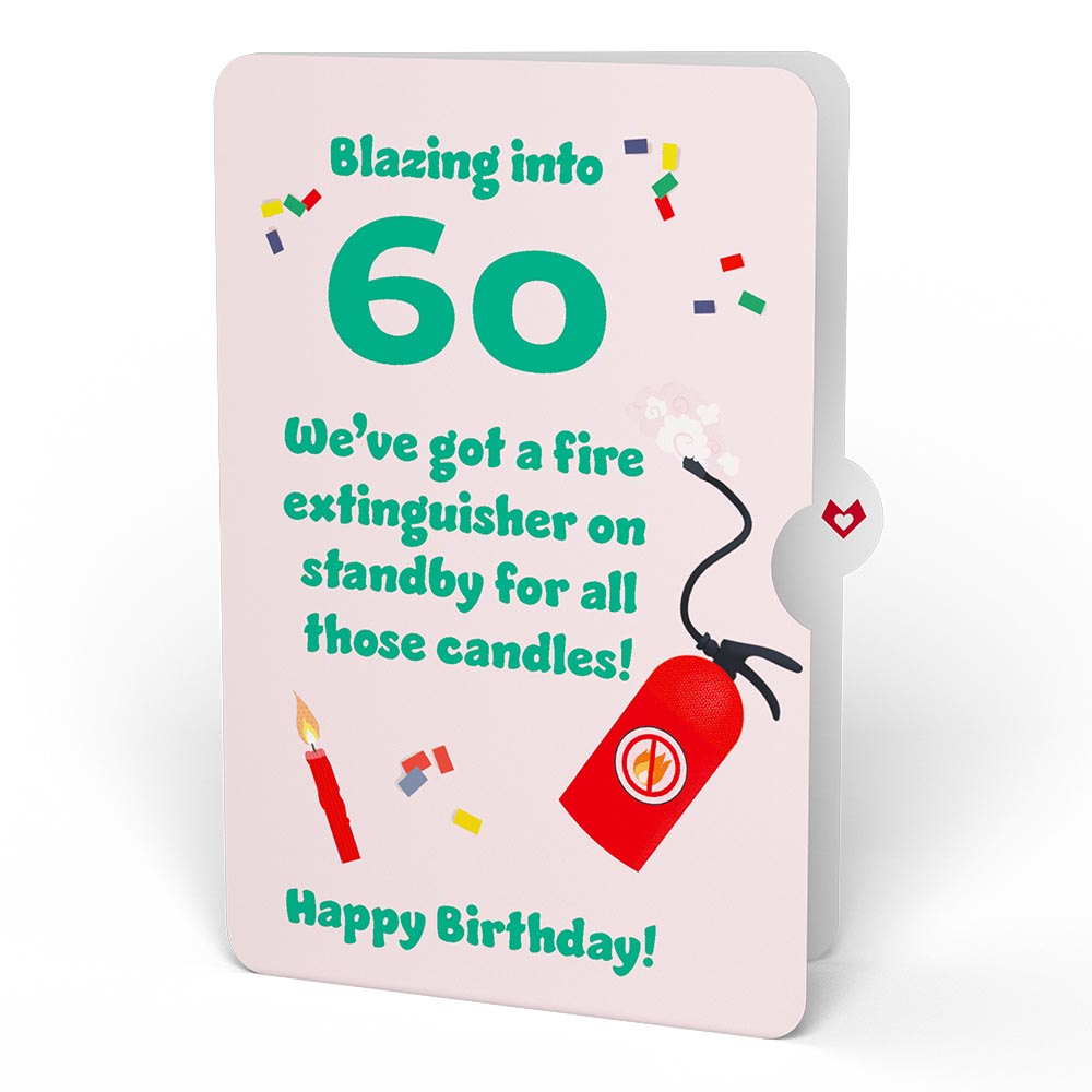 Holy Smokes You're Old 60th Birthday Pop-Up Card and Sentiment Set