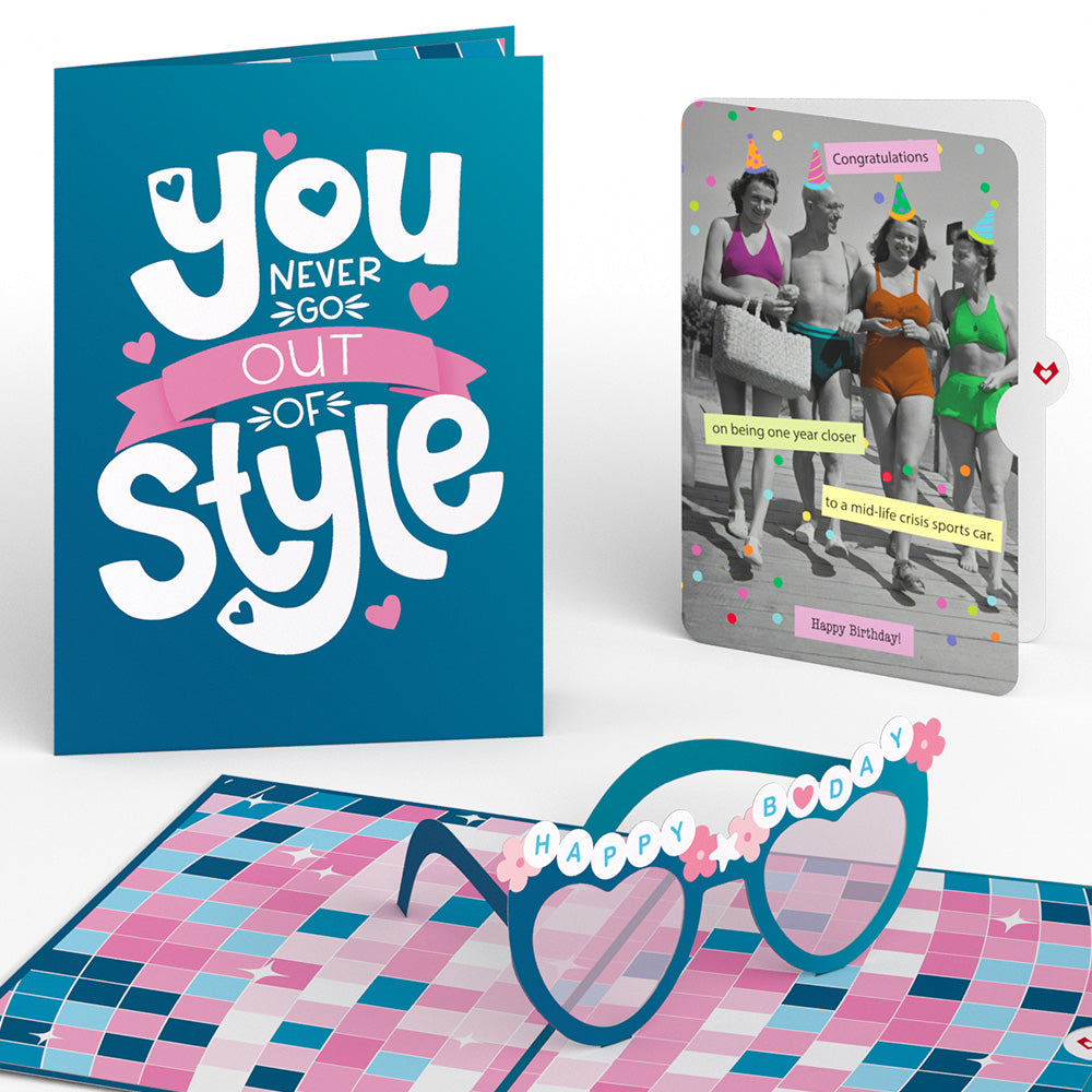 Birthday Style Pop-Up Card and Sentiment Set