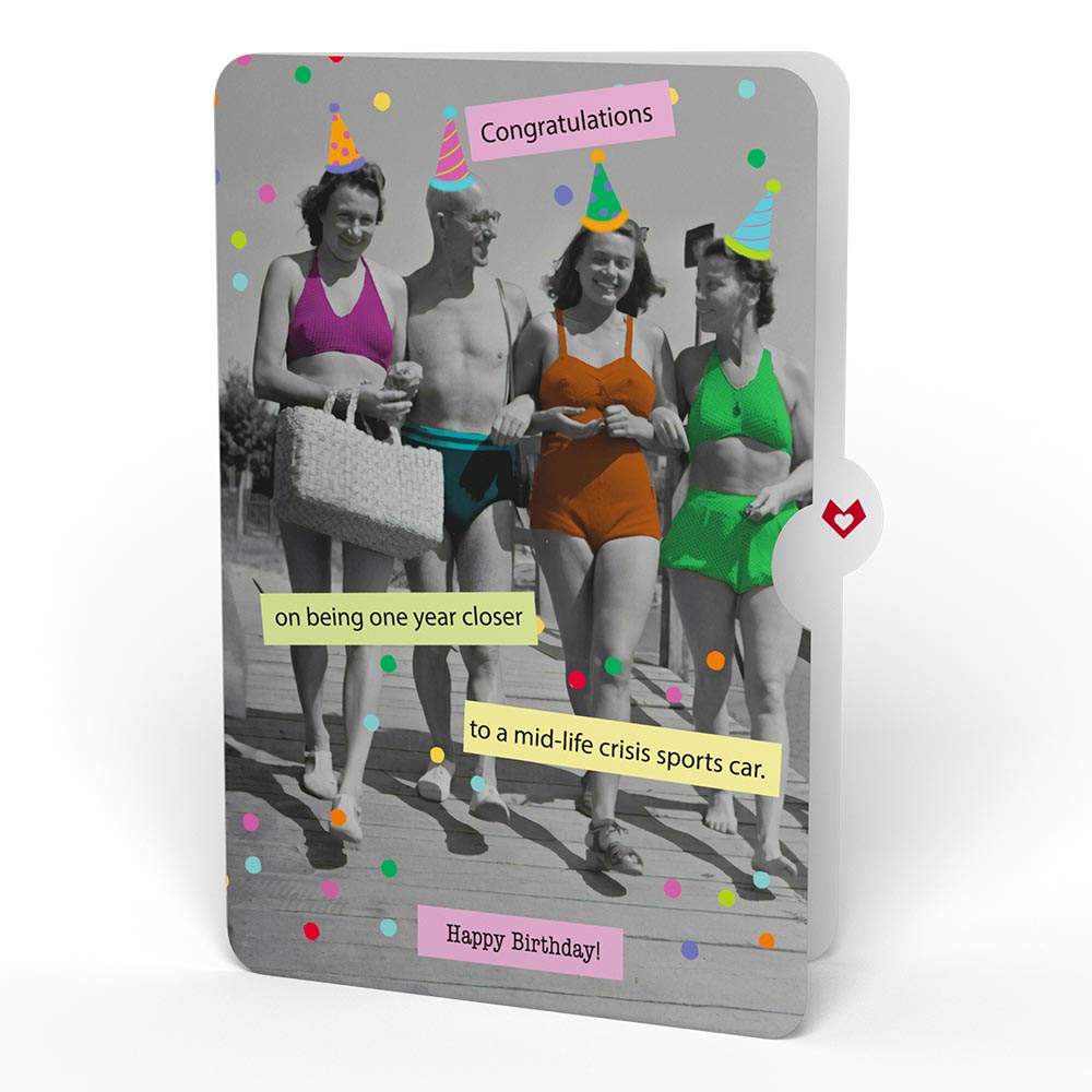 Happy Birthday Classic Car Pop-Up Card and Sentiment Set