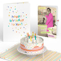 Confetti Cake Birthday Pop-Up Card and Survive Another Year of Adulting Sentiment Set