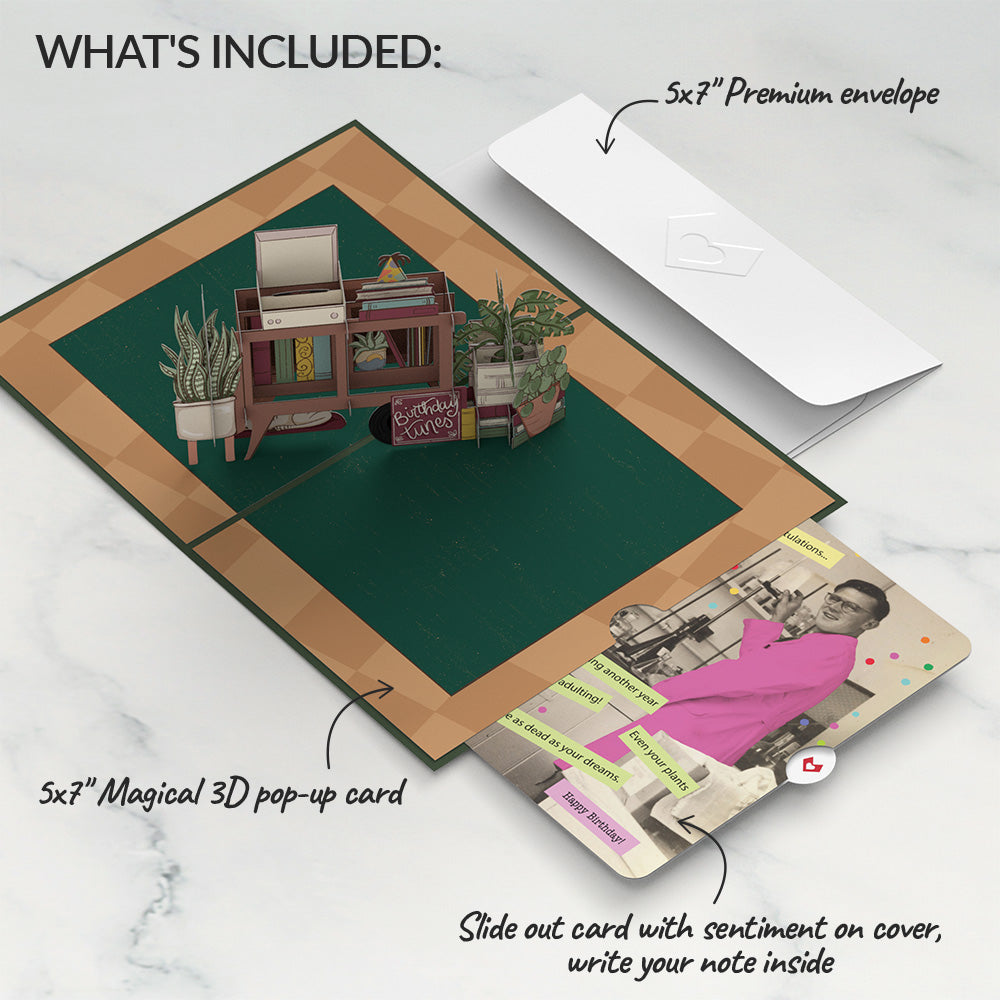 Birthday Houseplants Pop-Up Card and Sentiment Set