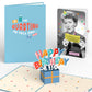 Happy Birthday Burst Pop-Up Card and Aging Like a Fine Cheese Sentiment Set