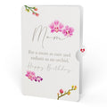 Watercolor Orchid Birthday Pop-Up Card and Sentiment Set for Mom
