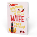 You’re So Hot - Hot Sauce Birthday Pop-Up Card and Sentiment Set for Wife