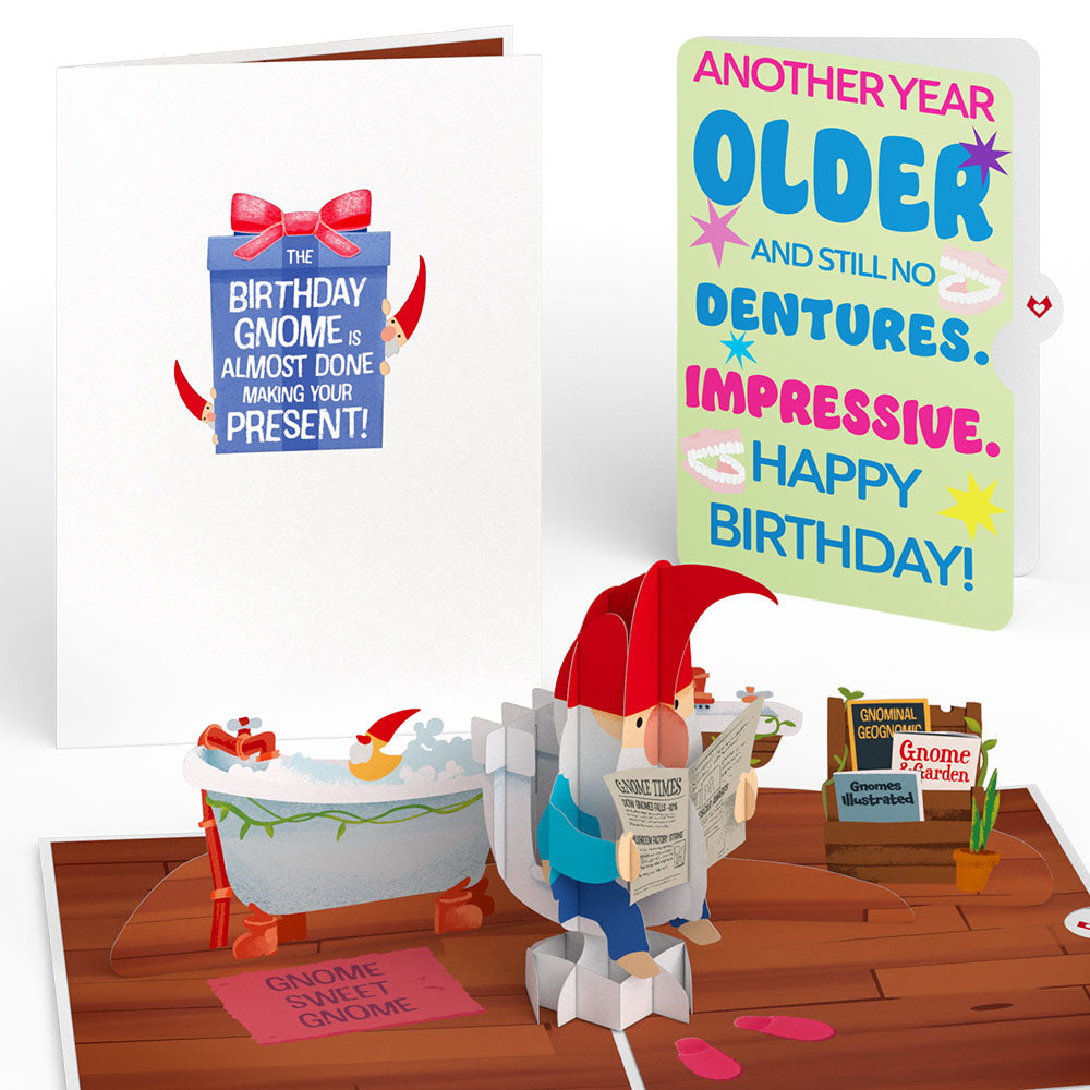 Birthday Gnome Pop-Up Card and Sentiment Set
