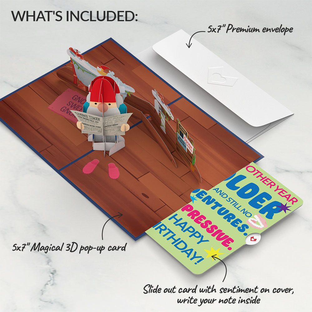 Birthday Gnome Pop-Up Card and Sentiment Set