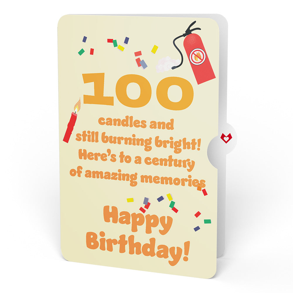 Holy Smokes You're Old 100th Birthday Pop-Up Card and Sentiment Set