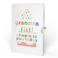 Sweet Birthday Wishes Bouquet and Sentiment Set for Grandma