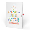 Sweet Birthday Wishes Bouquet and Sentiment Set for Grandma