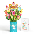 Sweet Birthday Wishes Bouquet and Sentiment Set for Grandma
