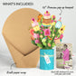 Sweet Birthday Wishes Bouquet and Survive Another Year of Adulting Congratulations Sentiment Set