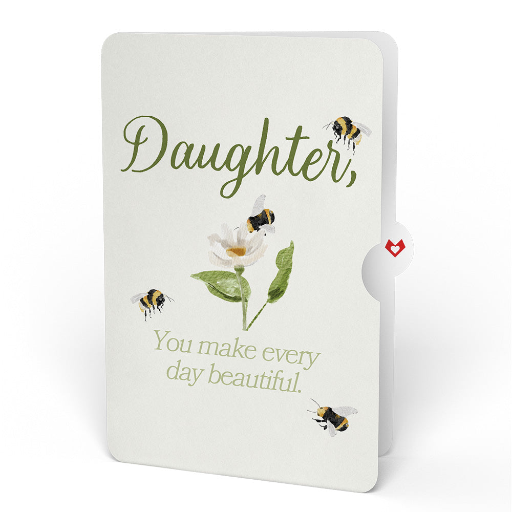 Sweet Birthday Wishes Bouquet and Sentiment Set for Daughter