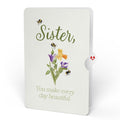 Sweet Birthday Wishes Bouquet and Sentiment Set for Sister