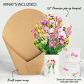Orchid Birthday Bouquet and Sentiment Set for Mom