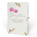 Orchid Birthday Bouquet and Sentiment Set for Daughter