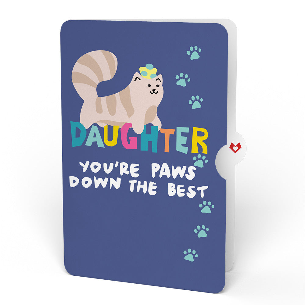 Purr-fect Cat Birthday Bouquet and Sentiment Set for Daughter