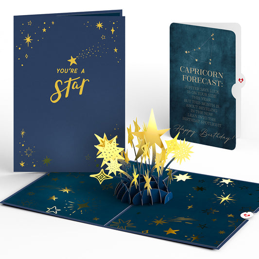 You're a Star Birthday Pop-Up Card and Capricorn Zodiac Sentiment Set
