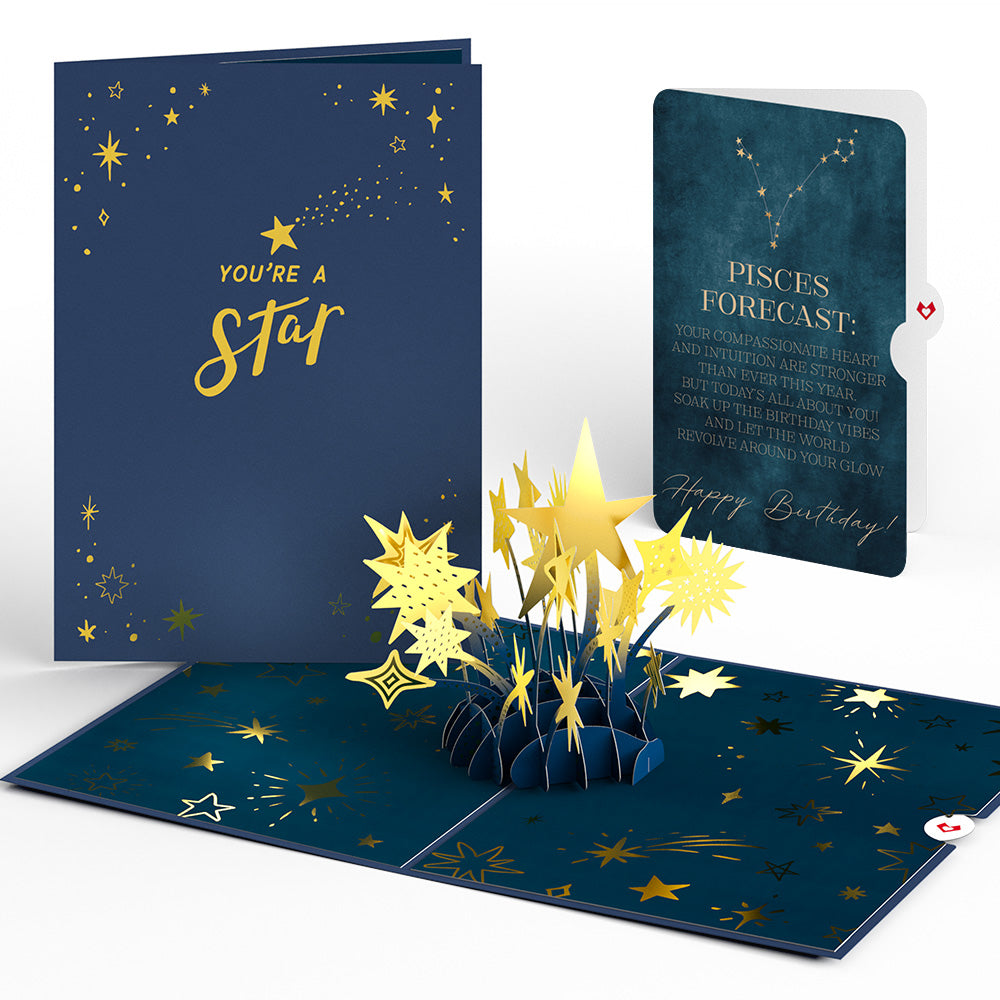 You're a Star Birthday Pop-Up Card and Pisces Zodiac Sentiment Set