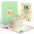Sprinkles 18th Birthday Cake Pop-Up Card and Sentiment Set