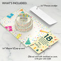 Sprinkles 18th Birthday Cake Pop-Up Card and Sentiment Set