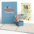 Happy 18th Birthday Burst Pop-Up Card and Sentiment Set