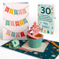 30th Birthday Cupcake Pop-Up Card and Sentiment Set