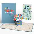 Happy 30th Birthday Burst Pop-Up Card and Sentiment Set