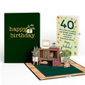 40th Birthday Houseplants Pop-Up Card and Sentiment Set