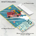 30th Birthday Truck Pop-Up Card and Sentiment Set
