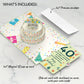 Sprinkles 40th Birthday Cake Pop-Up Card and Sentiment Set