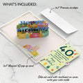 Wishing You a Happy 40th Birthday Pop-Up Card and Sentiment Set