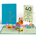 Pinata 40th Birthday Pop-Up Card and Sentiment Set