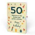 Wishing You a Happy 50th Birthday Pop-Up Card and Sentiment Set