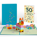 Pinata 50th Birthday Pop-Up Card and Sentiment Set