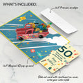 50th Birthday Truck Pop-Up Card and Sentiment Set