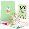 Sprinkles 60th Birthday Cake Pop-Up Card and Sentiment Set