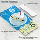 Whimsical 60th Birthday Cake Slice Pop-Up Card and Sentiment Set