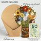 Woodland 60th Birthday Party Bouquet and Sentiment Set