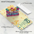 60th Birthday Celebration Pop-Up Card and Sentiment Set