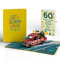 60th Birthday Truck Pop-Up Card and Sentiment Set