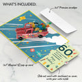 60th Birthday Truck Pop-Up Card and Sentiment Set
