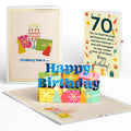Wishing You a Happy 70th Birthday Pop-Up Card and Sentiment Set